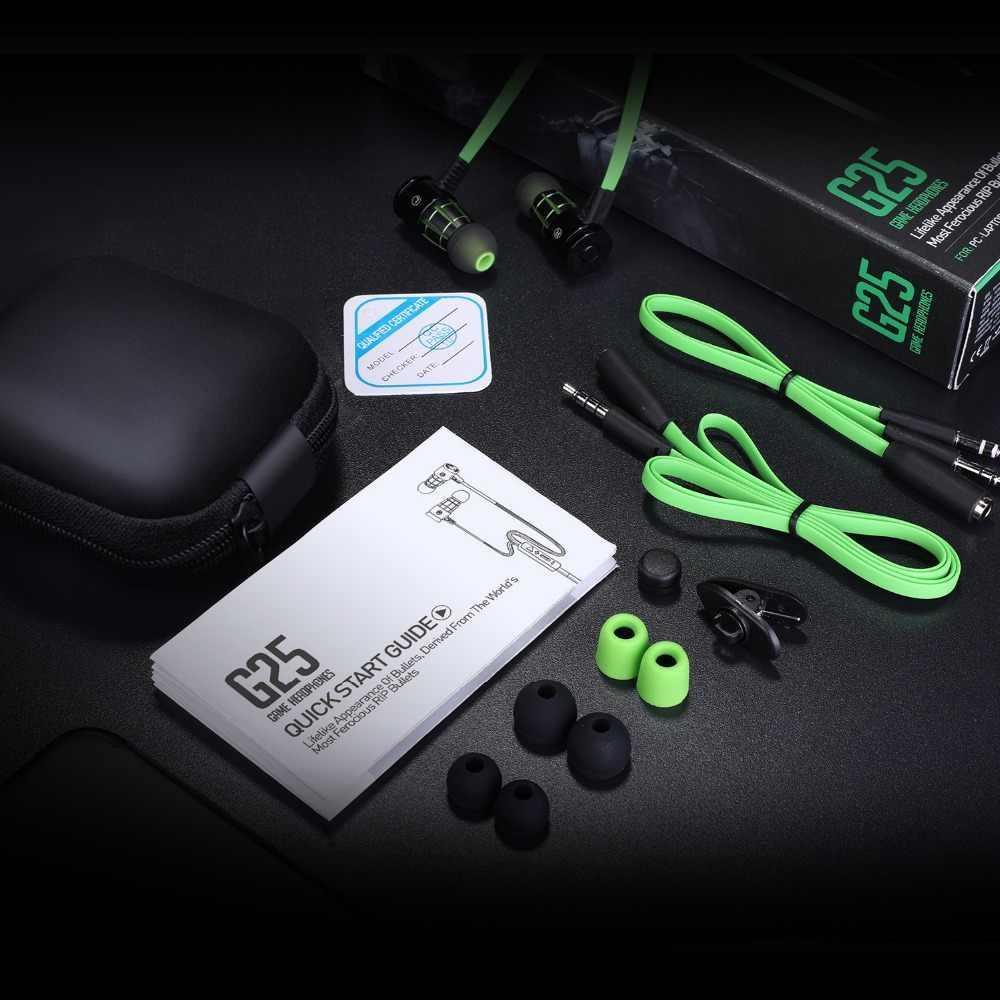 【PLEXTONE】G25 Gaming Earphone With Microphone Inear Wired