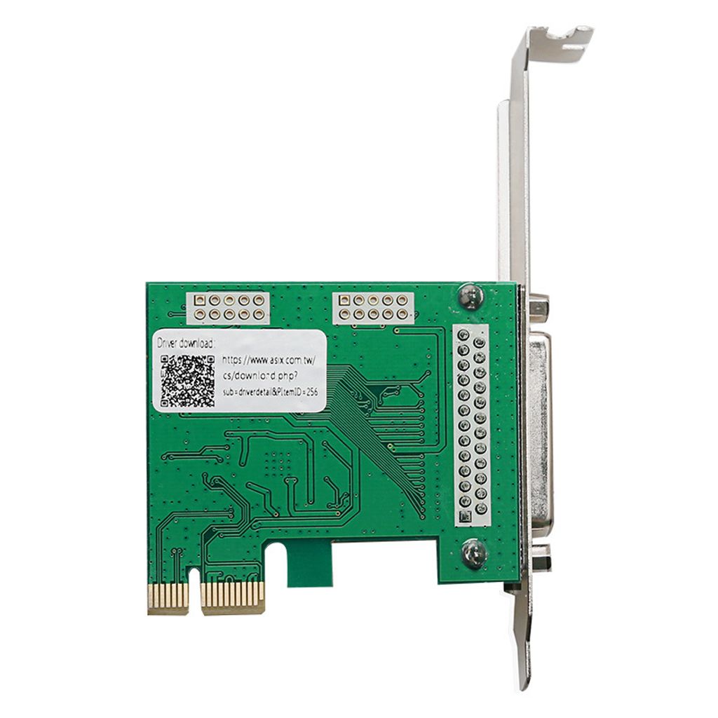 Diewu PCIe1X parallel Card / DP25 Female PCIe parallel card with