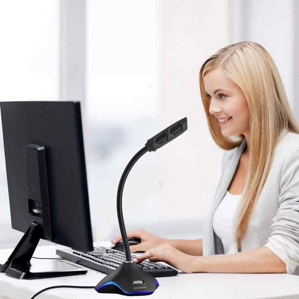 【POPU.PINE】Wired 3.5mm Audio Professional Computer Microphone / Laptop