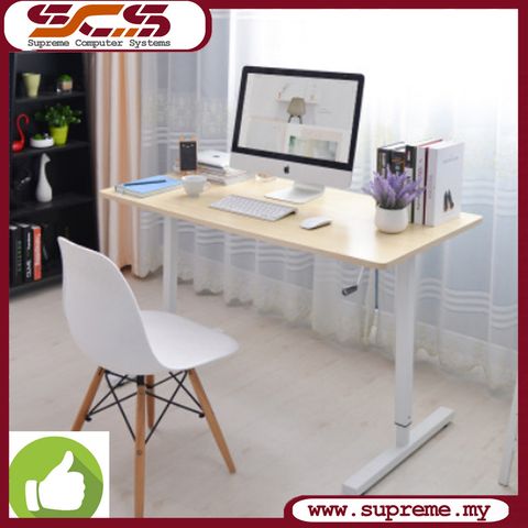 Computer Table Height Meter Height adjustable Computer Table / Laptop Table / Reading Table (1.2 ...