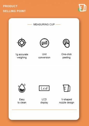 Digital Measuring Cup Electronic Scale Display Multifunctional ...