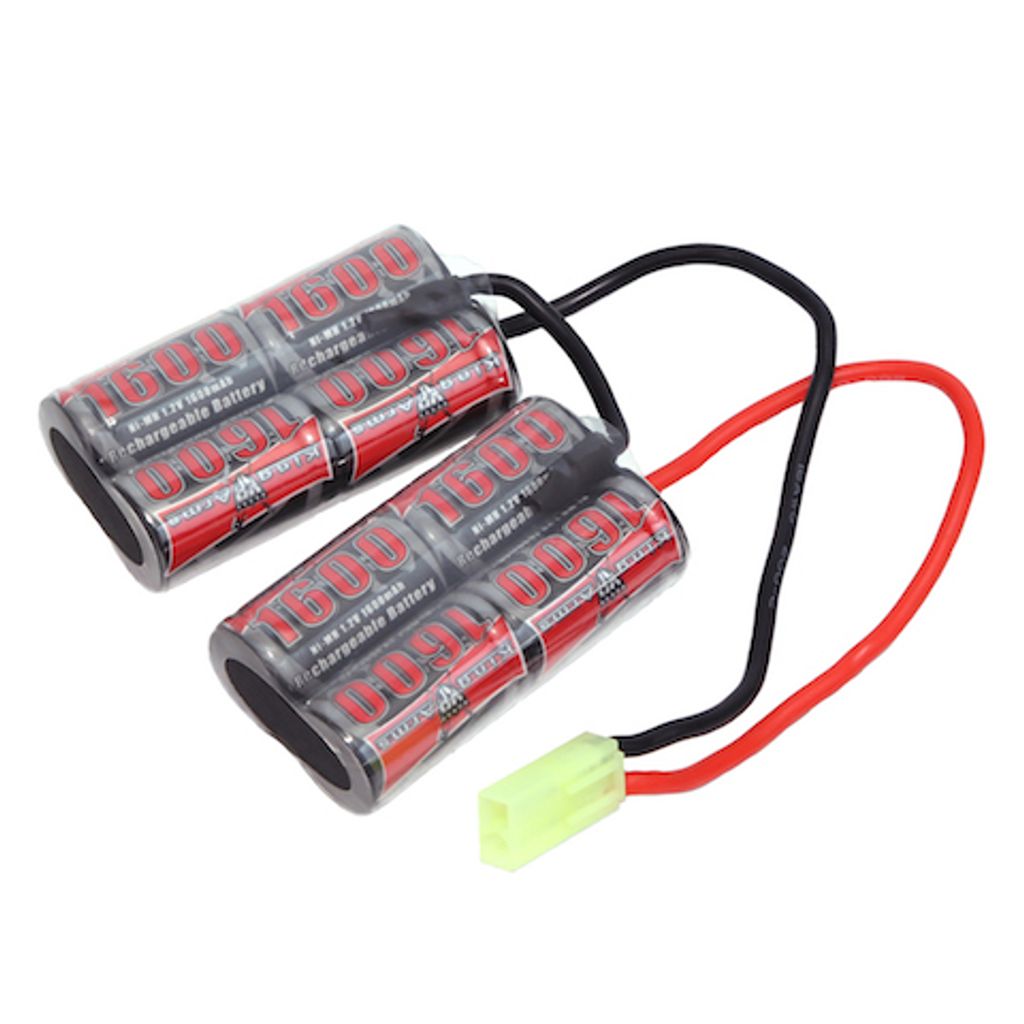 1600mAh 9.6V Twins Type Battery – King Arms Store