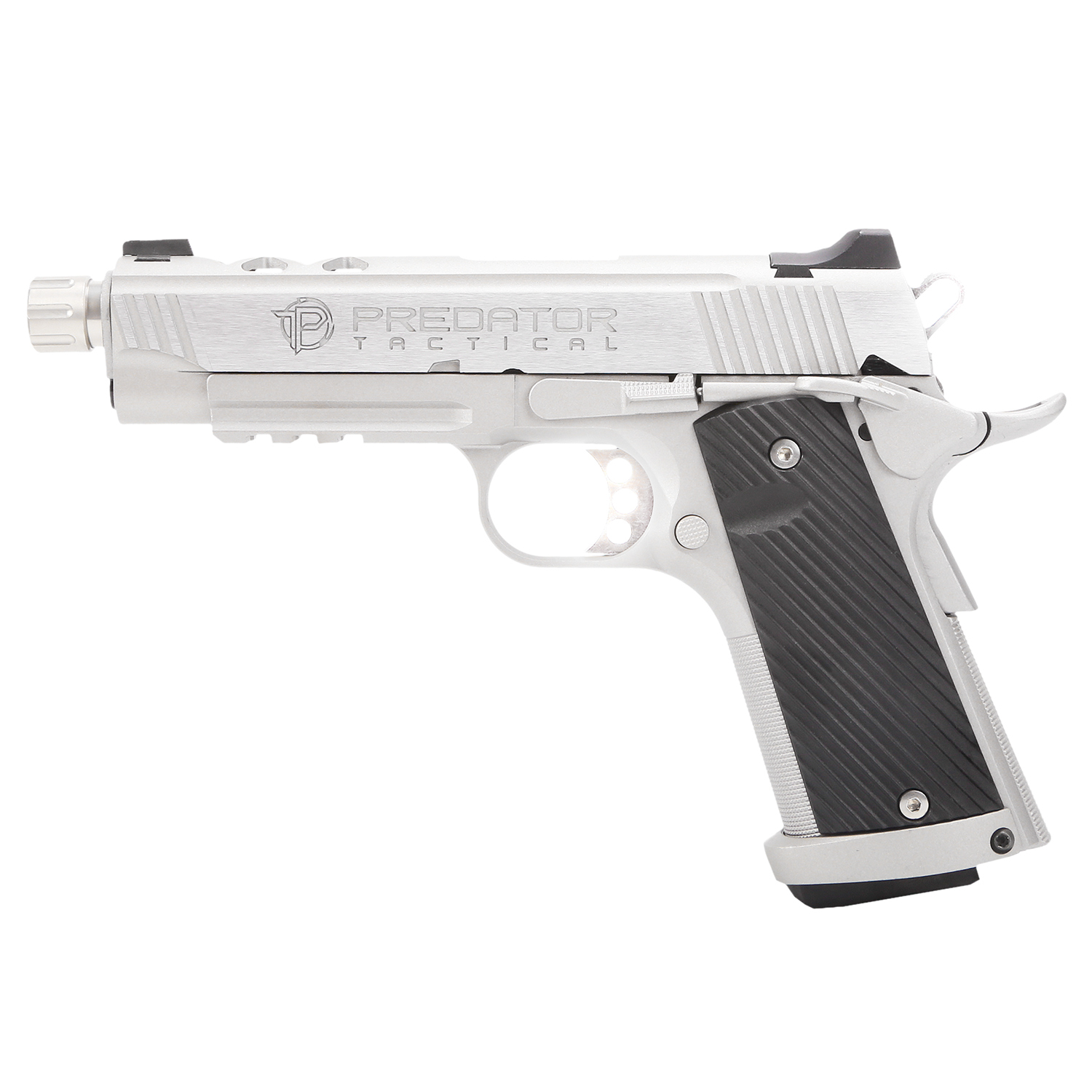 Predator Tactical Night Shrike .45 ACP - Silver – King Arms Store