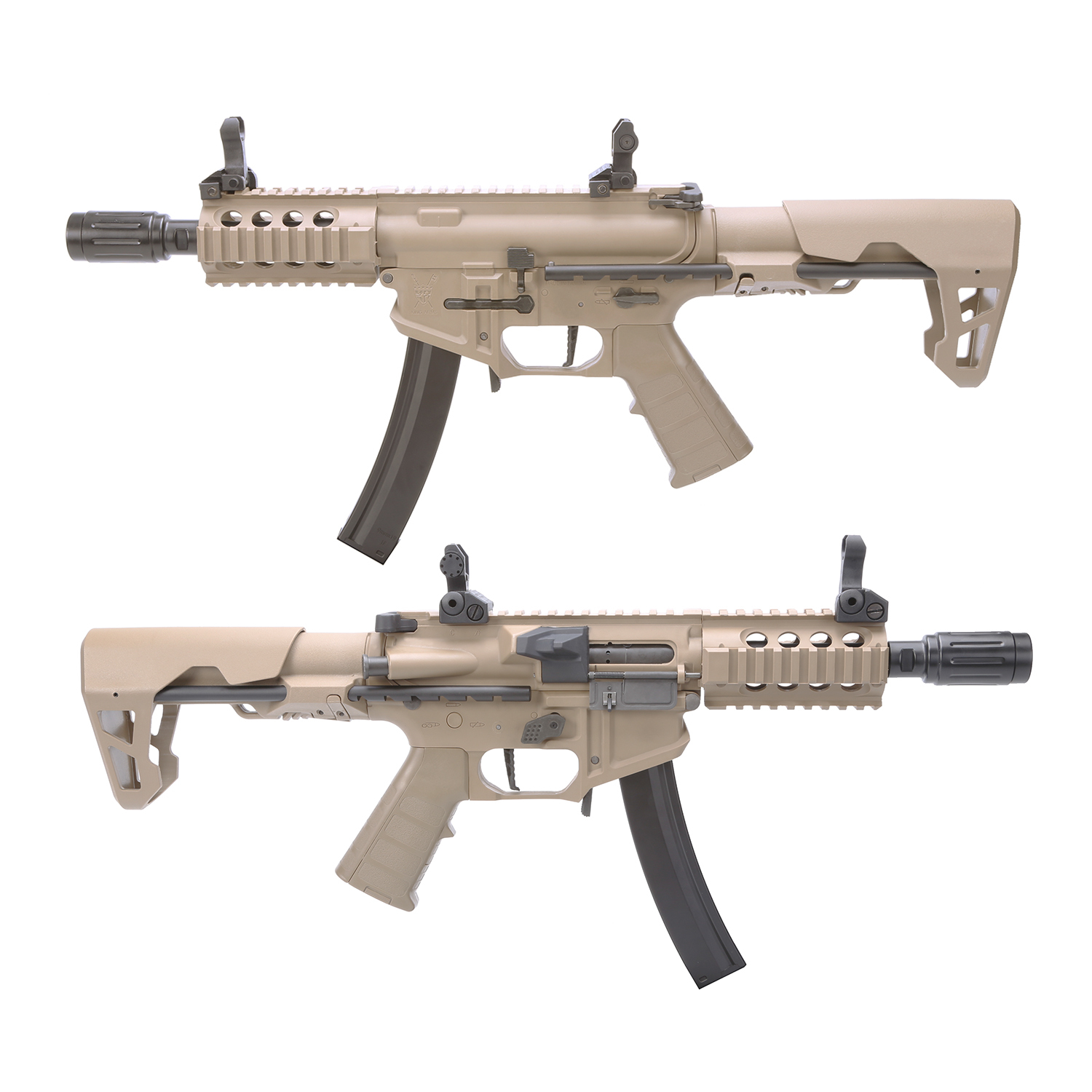 PDW 9mm SBR Shorty - Dark Earth – King Arms Store PDW 9mm SBR Shorty - Dark Earth – King Arms Store