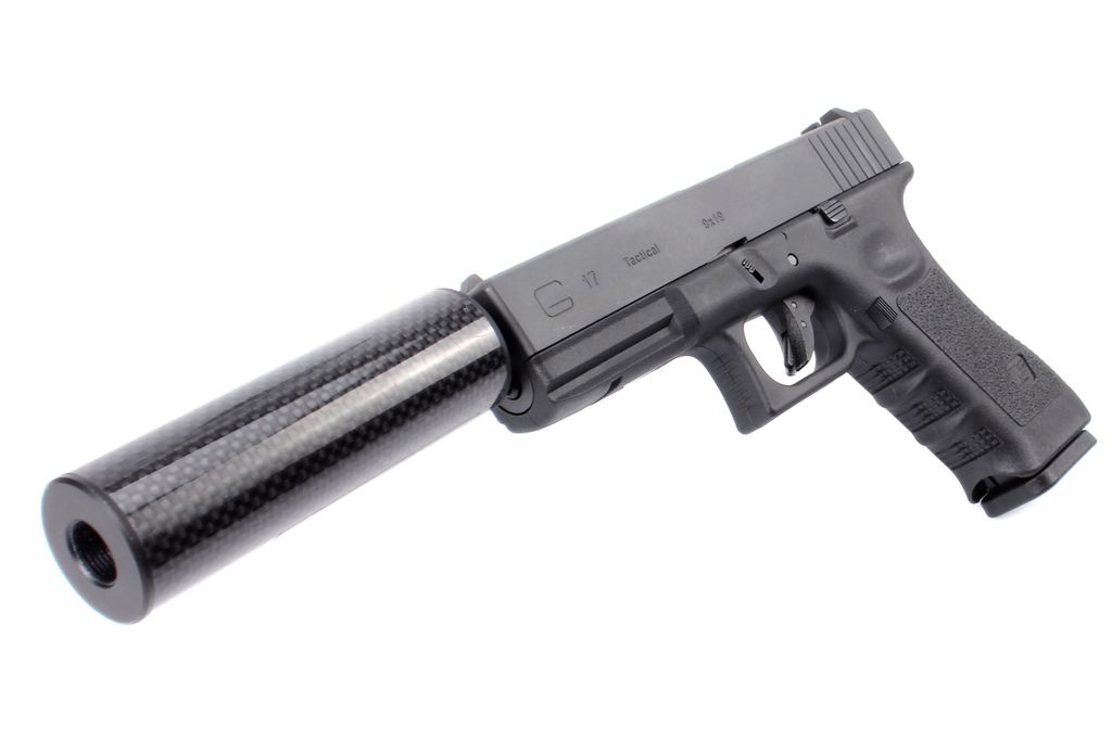 Carbon Fiber Silencer for Pistol - 32 x 105 MM – King Arms Store