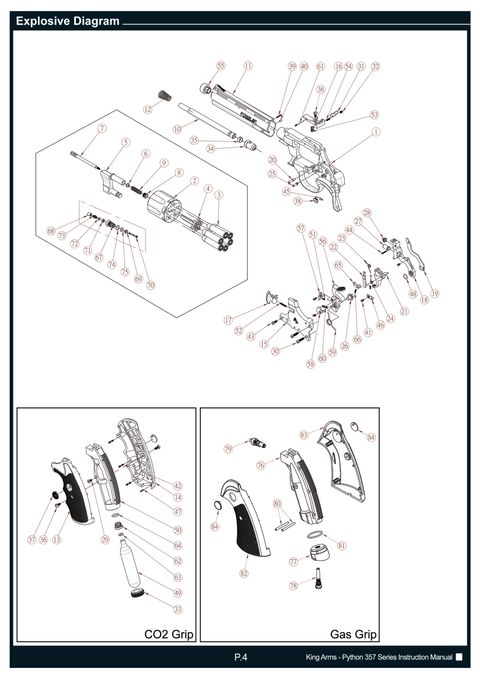 Fidget Python .357 Inside Python 357 : PG-01-26-A01 – King Arms Store
