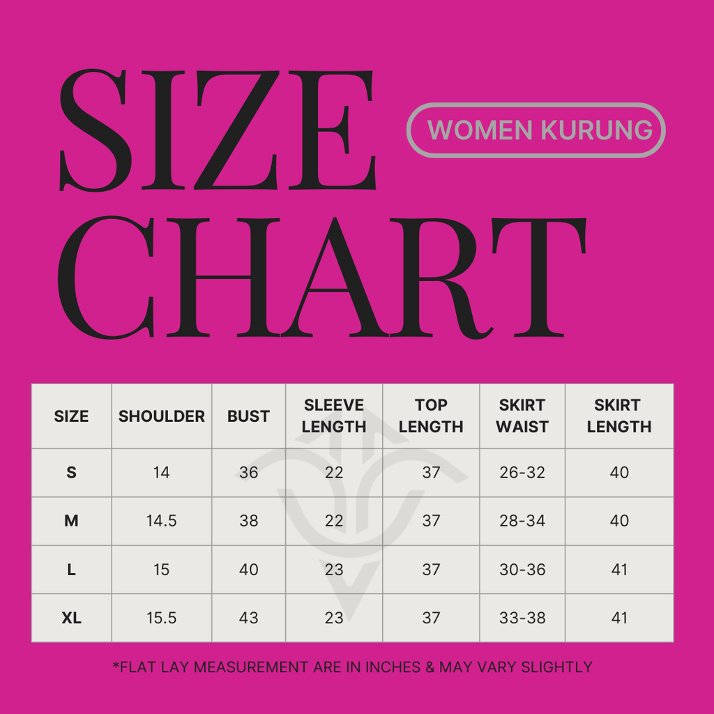 Size chart women