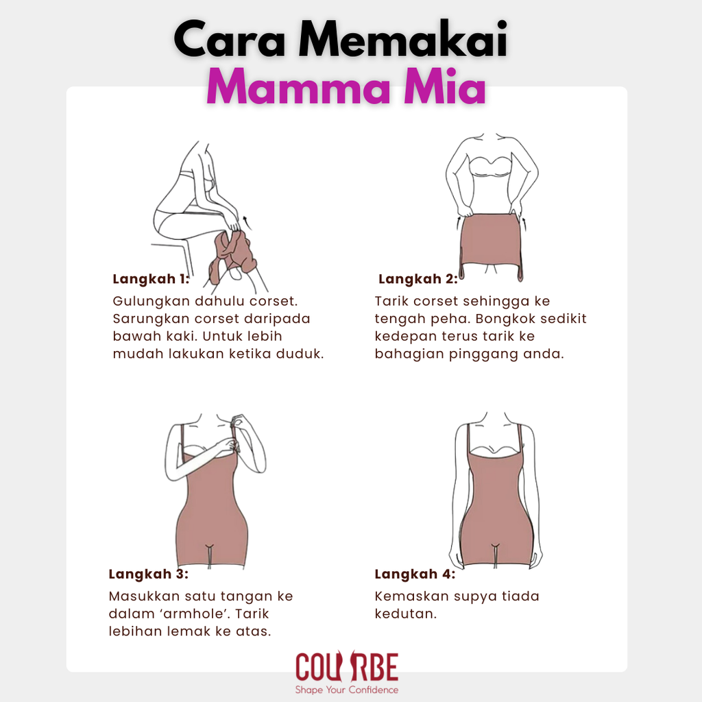 CARA PAKAI CORSET