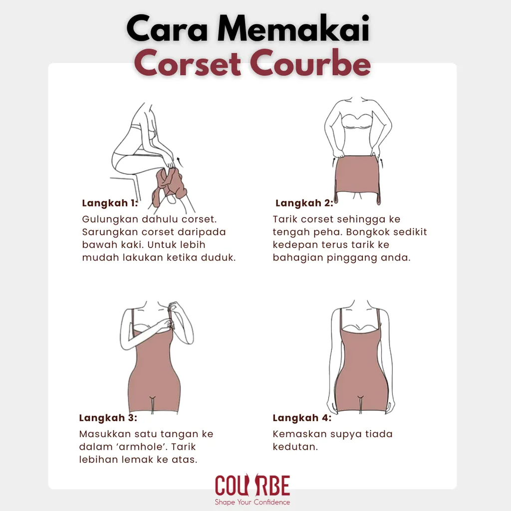 CARA PAKAI CORSET