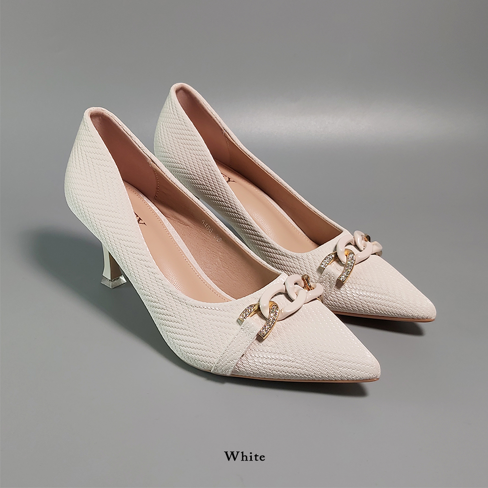 Florence Silver Glitter Mid-Heel | Designer Shoes | Camilla Elphick