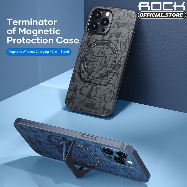 MR RAINBOW Gadget |  - ROCK Moca Magnet Protection Stand Case with Holder for IPhone