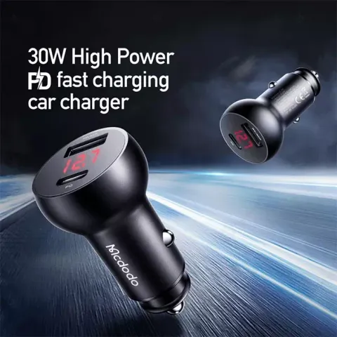 yopshop.ir-Mcdodo-CC-681-PD-30W-Car-Charger-with-Digital-Display-4
