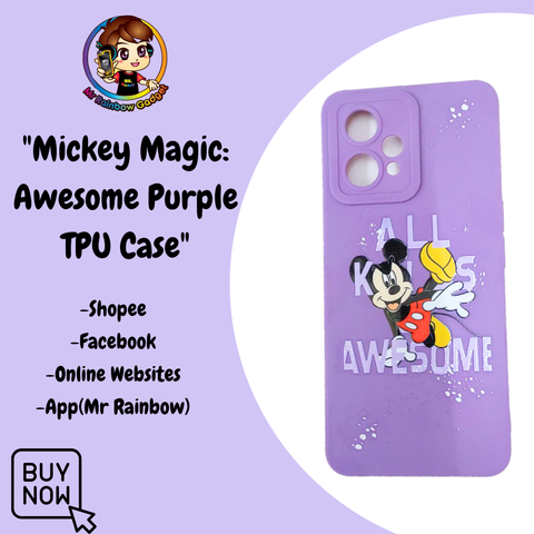 Purple and Green Floral Watercolor Background Instagram Post