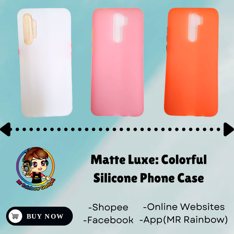 Matte Luxe Colorful Silicone Phone Case