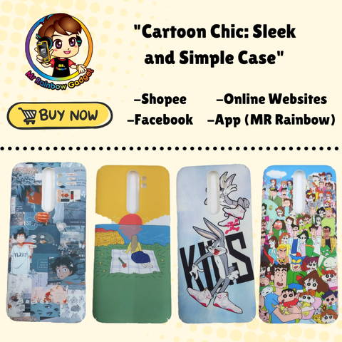 Cartoon Chic Sleek and Simple Case