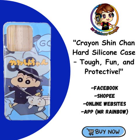 Crayon Shin Chan Hard Silicone Case – Tough, Fun, and Protective!
