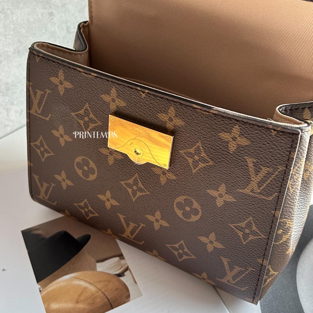 LV Cluny Mini 奶茶背帶 (2)