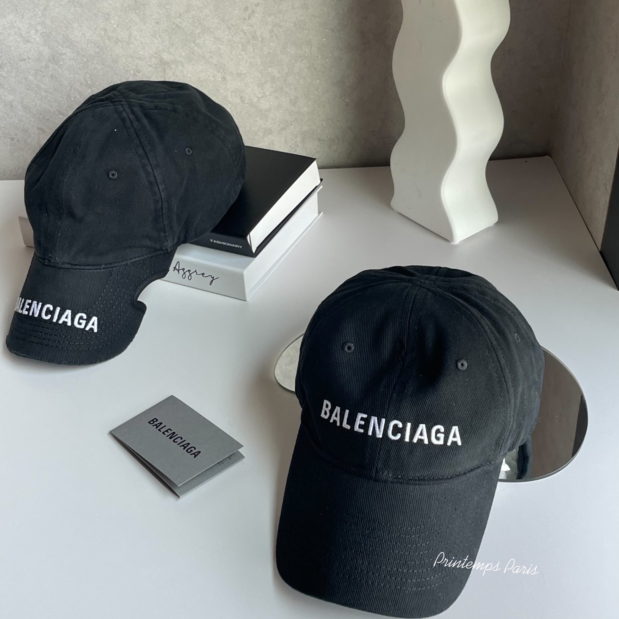 BALENCIAGA 最新仿舊缺口棒球帽– 巴黎春天精品百貨