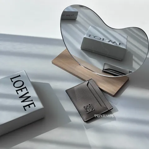 loewe沙色卡夾1