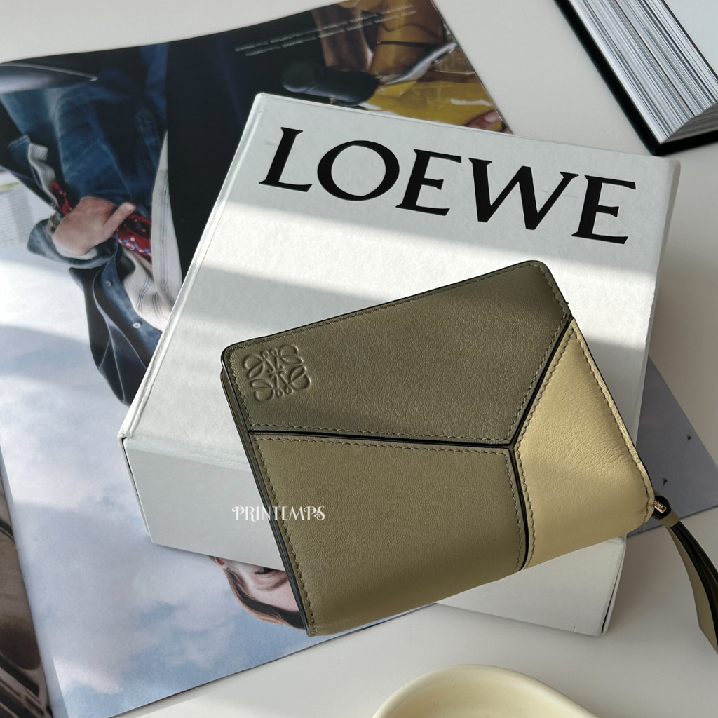 LOEWE黏土綠拉鍊中夾 (3)