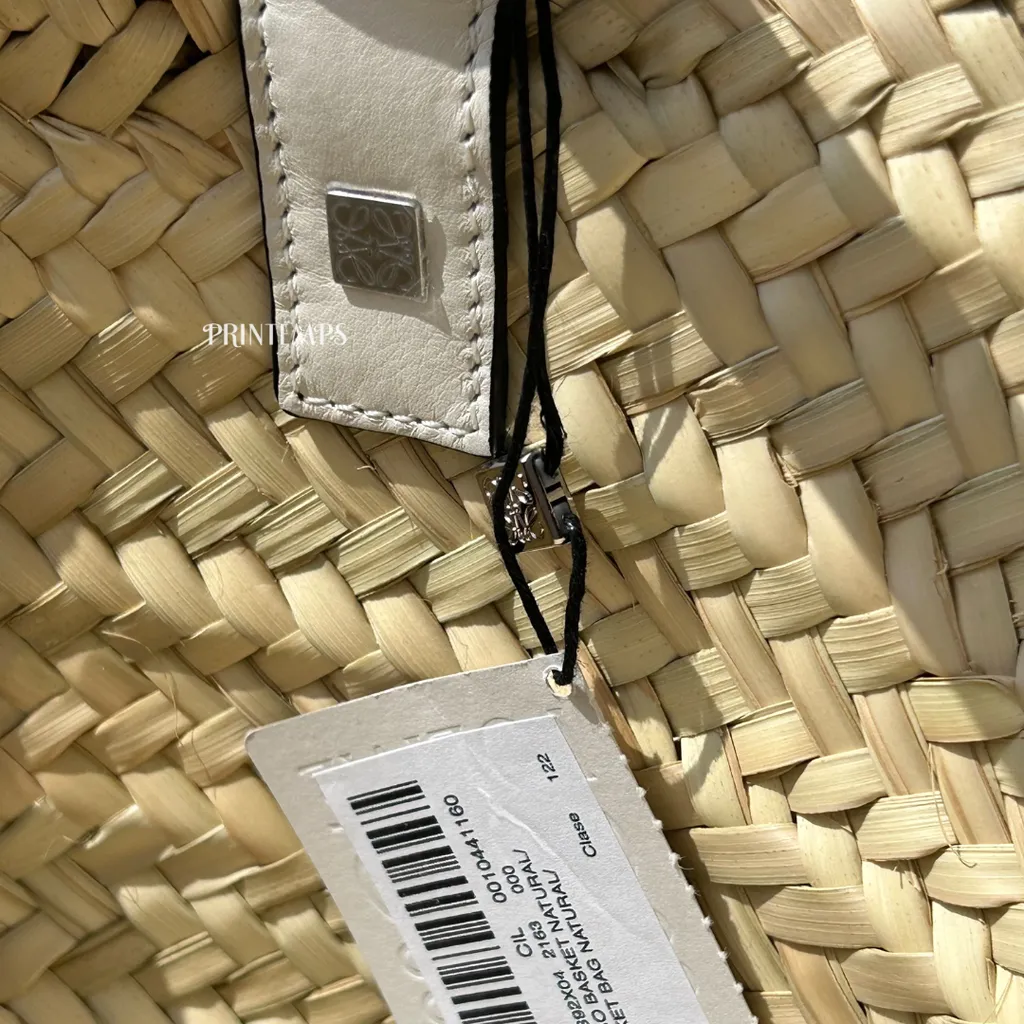 LOEWEM號草編包白色 (1)