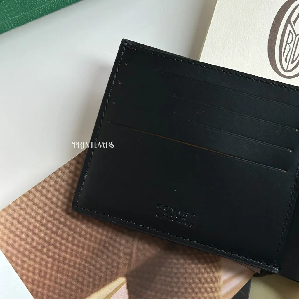 GOYARD黑8卡男短夾 (3)