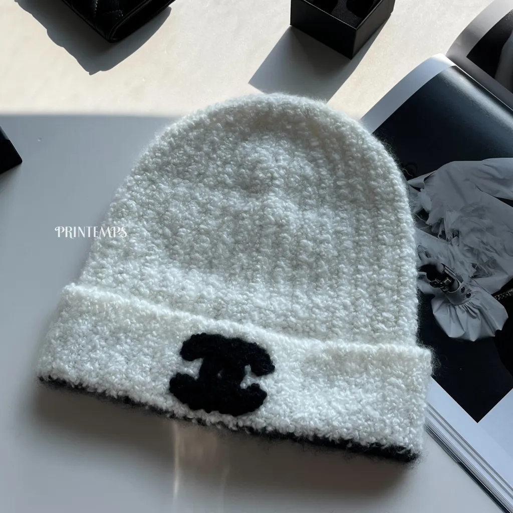 小香白色毛帽 (4)