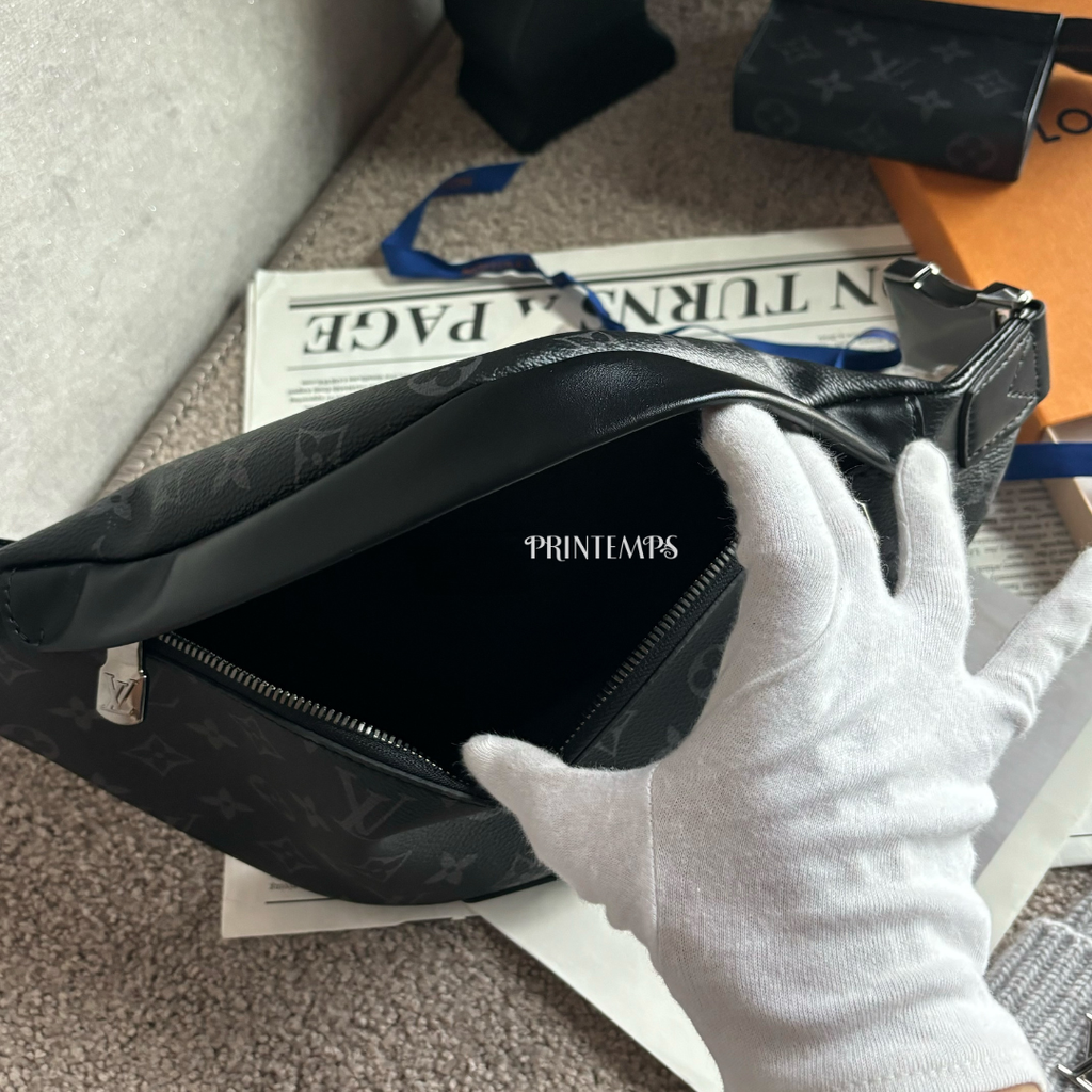 老花黑灰腰包(6)