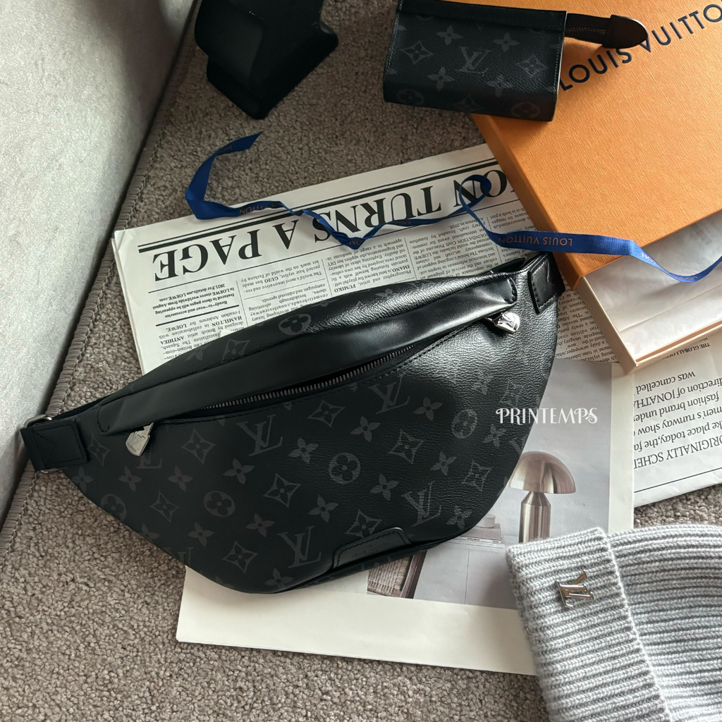 老花黑灰腰包(8)