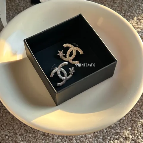 小香星星耳環大雙C (3)