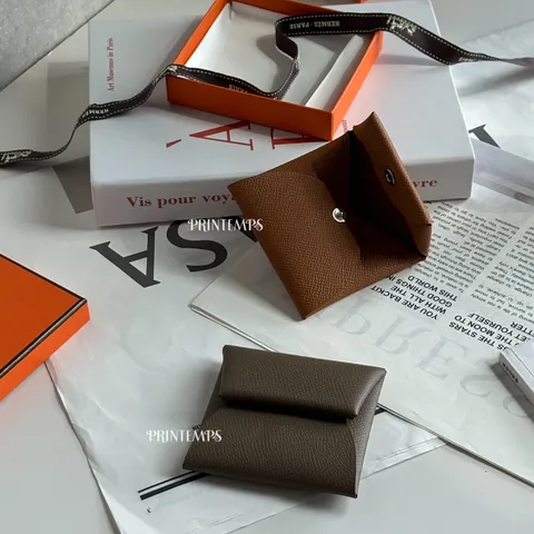牛皮零錢包_大象灰+金棕(2)