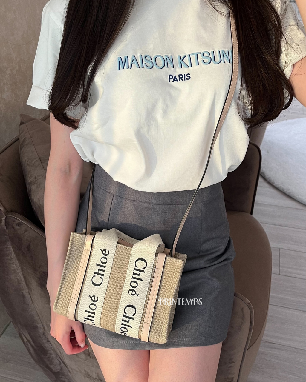 CHLOE 迷你托特包粉色 (5)