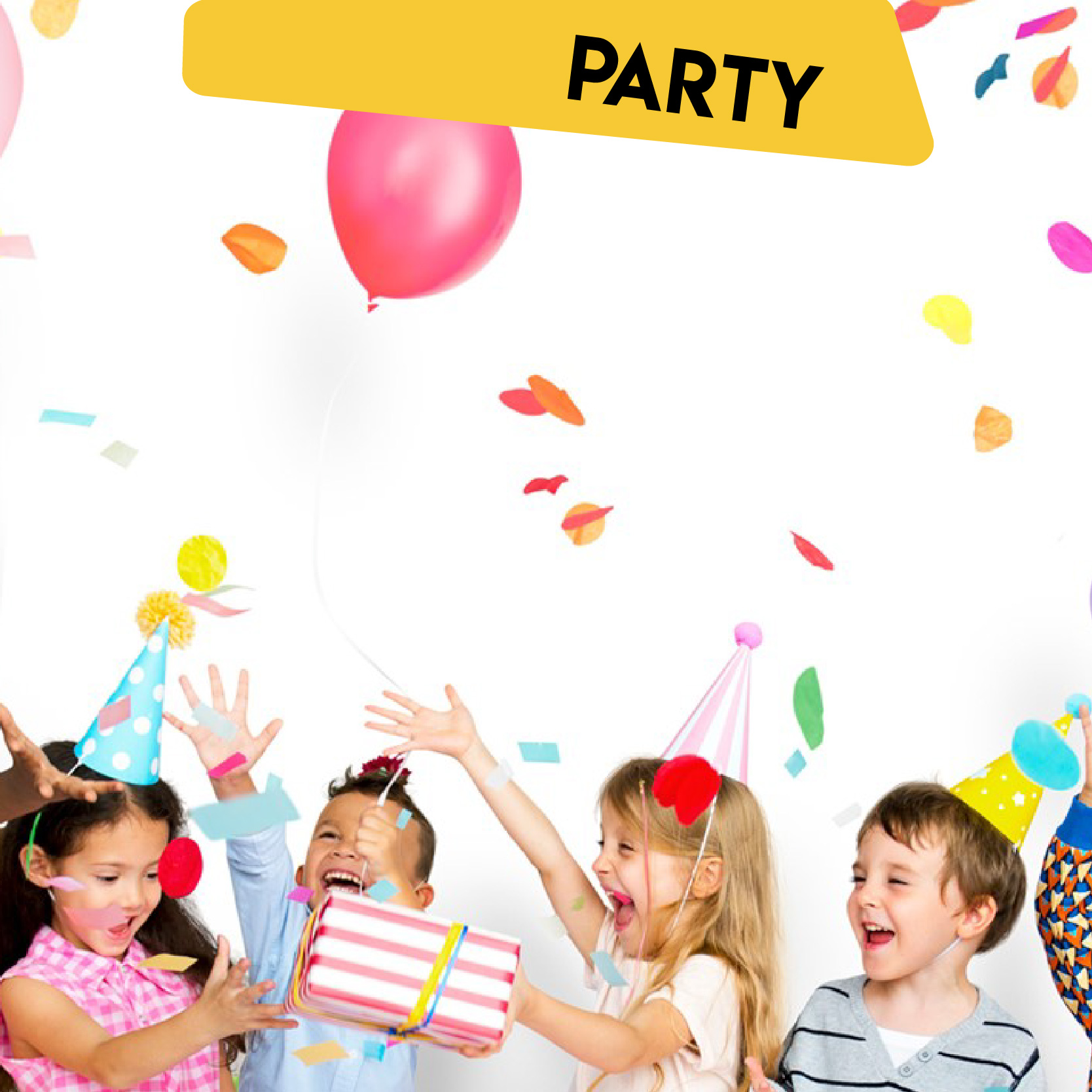 Open Playhouse Party Banner