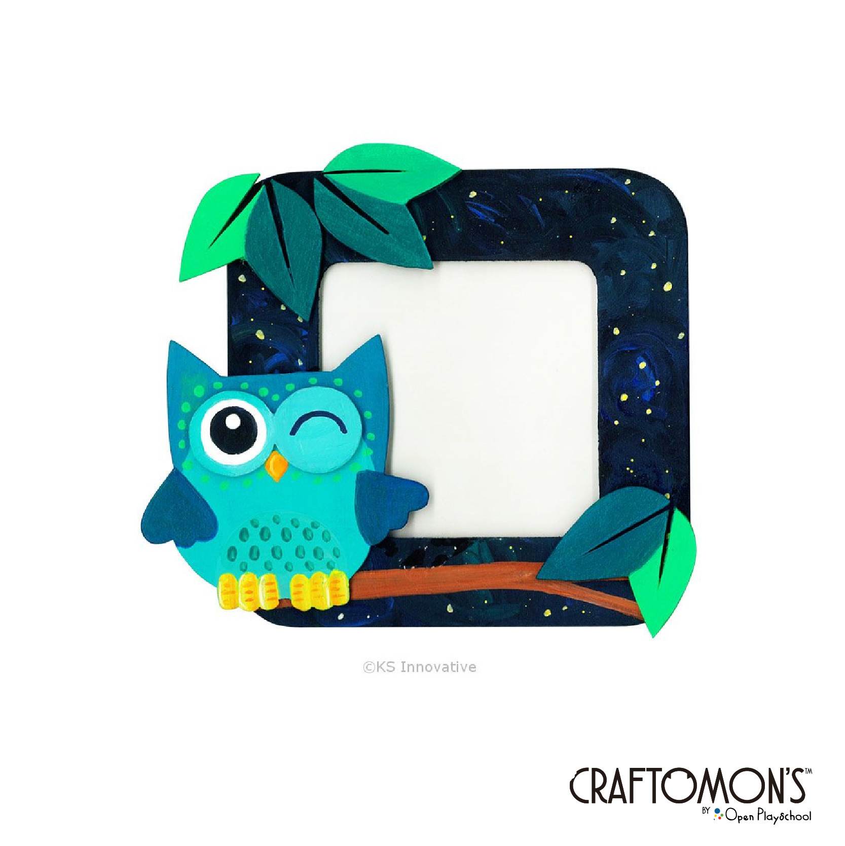 Wooden Photo Frame Painting Kit Open Playschool