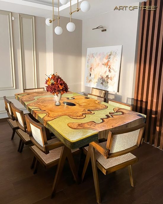 Artistic Dining Table | Art of Tree