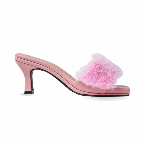 Fur Baby Heels in Bubblegum 1