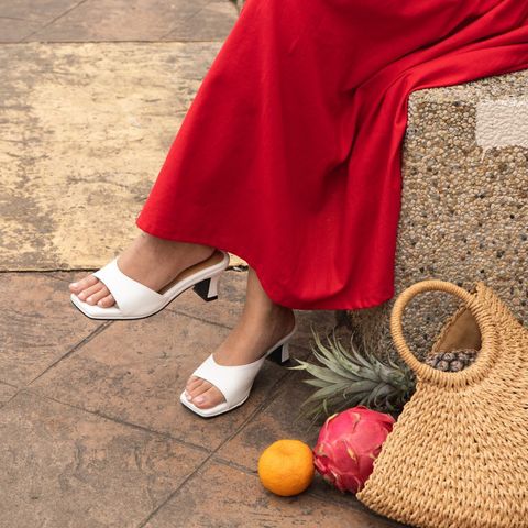 The Empress Heels in Pearl 2