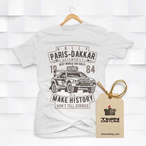 Rally Paris Dakar Automobile tag