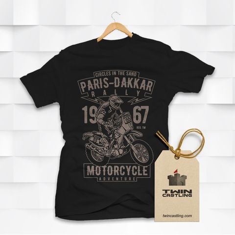 Paris Dakkar Rally Motorcycle tag