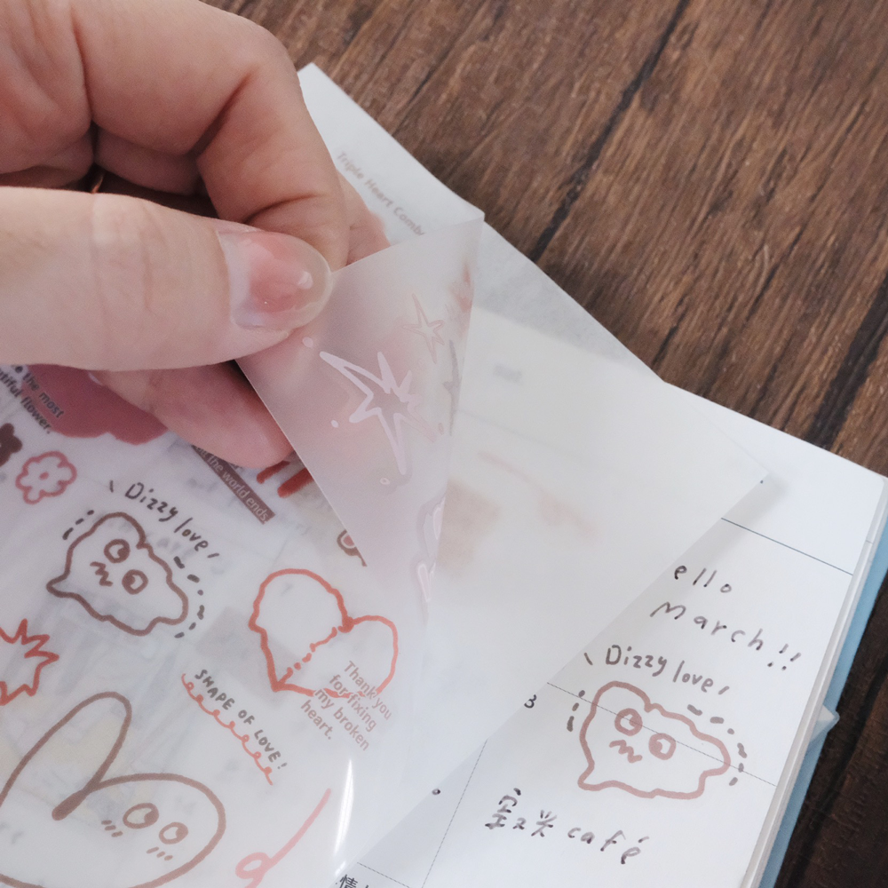 轉印貼紙-愛的形狀4