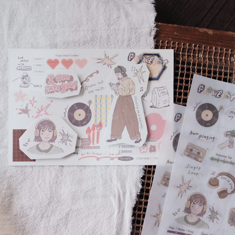 轉印貼紙-愛的形狀2