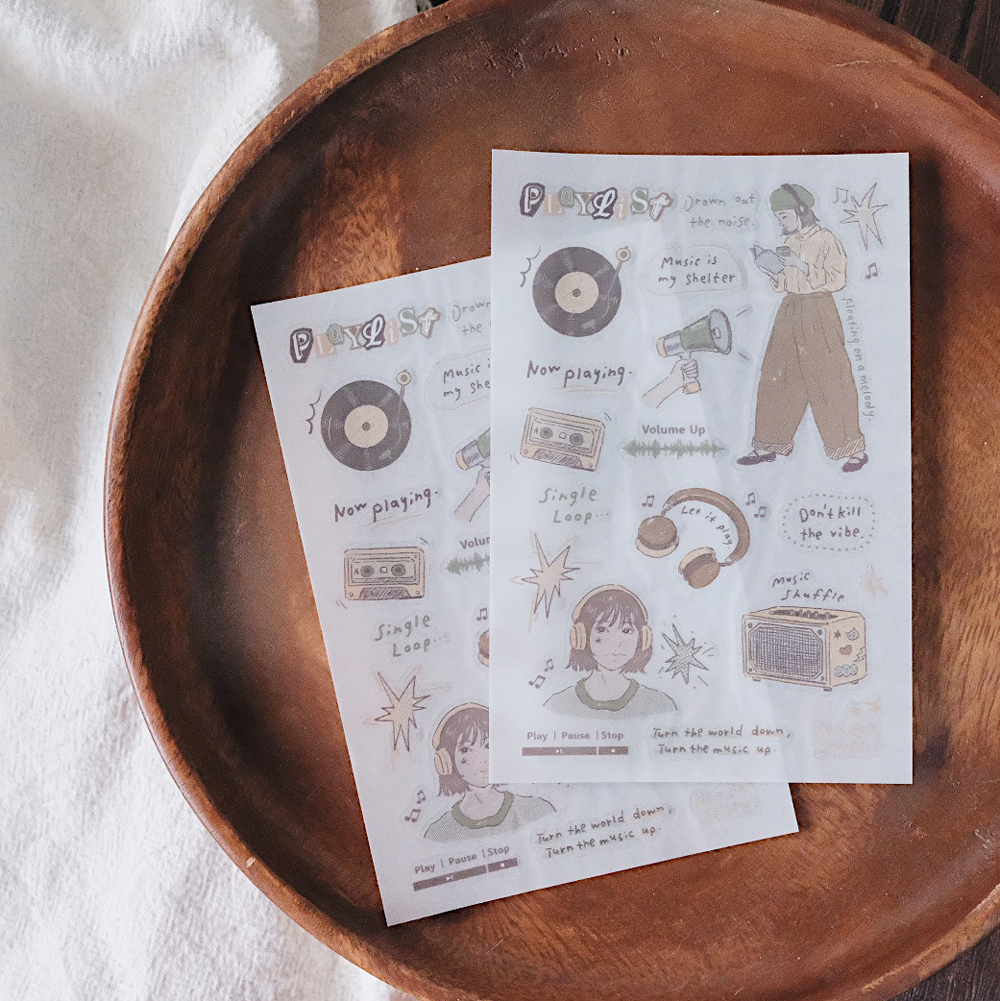 轉印貼紙-播放清單3