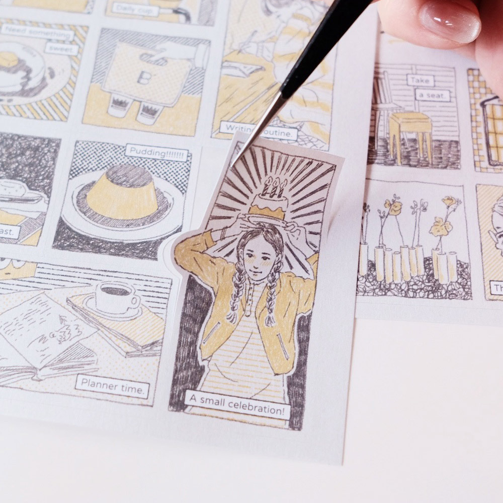 日暮里咖啡店-漫畫貼紙2