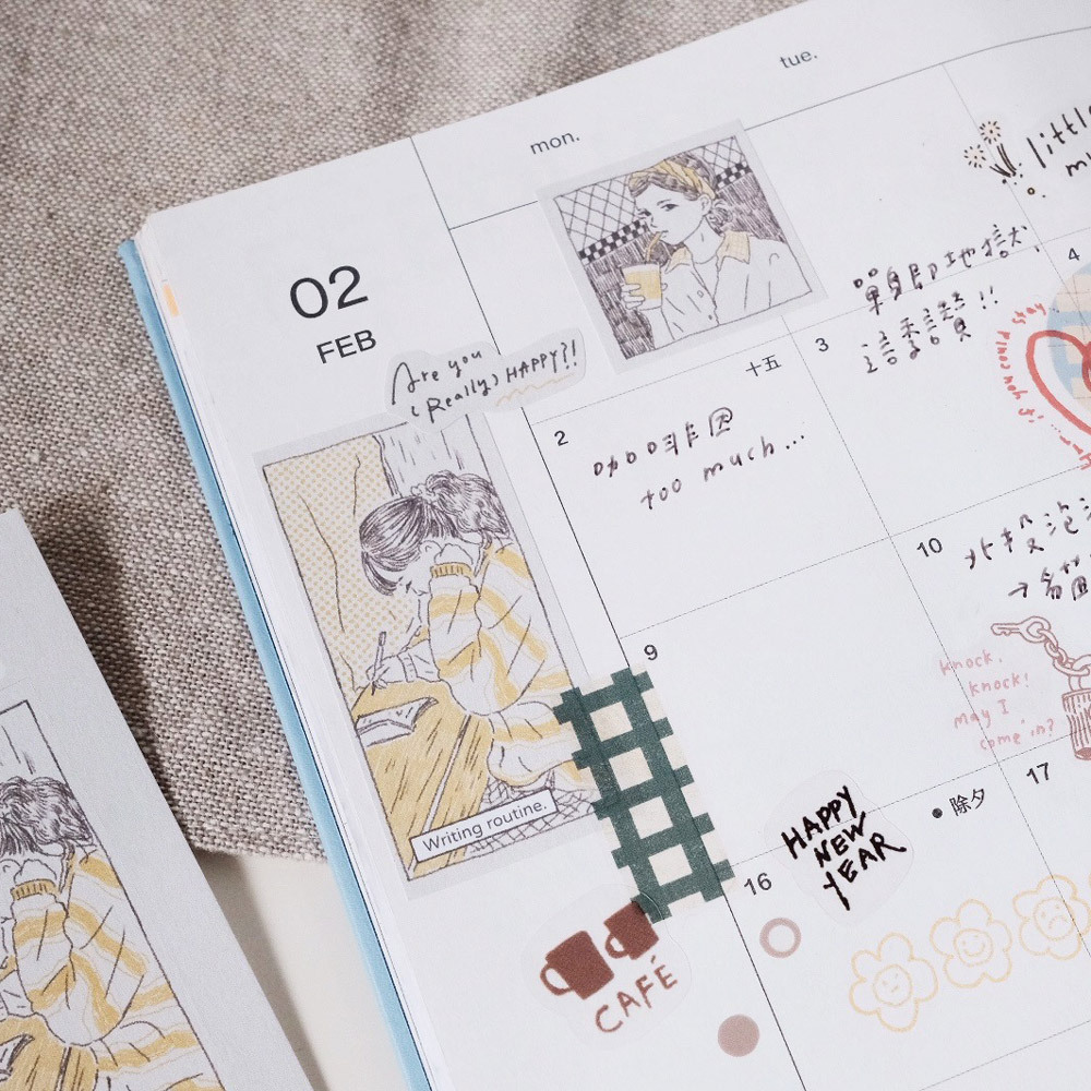 日暮里咖啡店-漫畫貼紙4