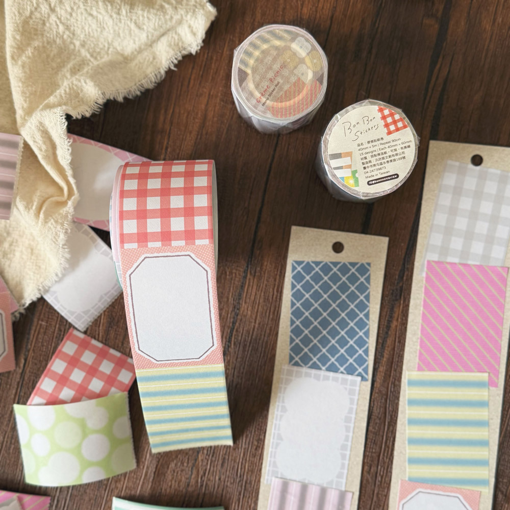 奶油野餐日-便條貼紙卷1