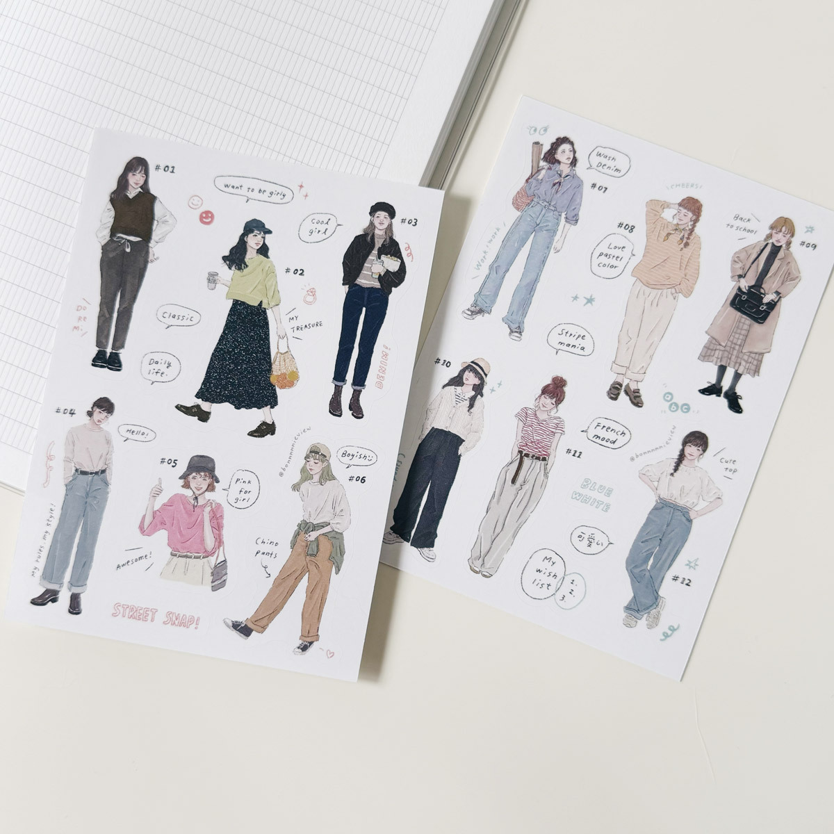 霧膜貼紙_Lookbook-Girls1