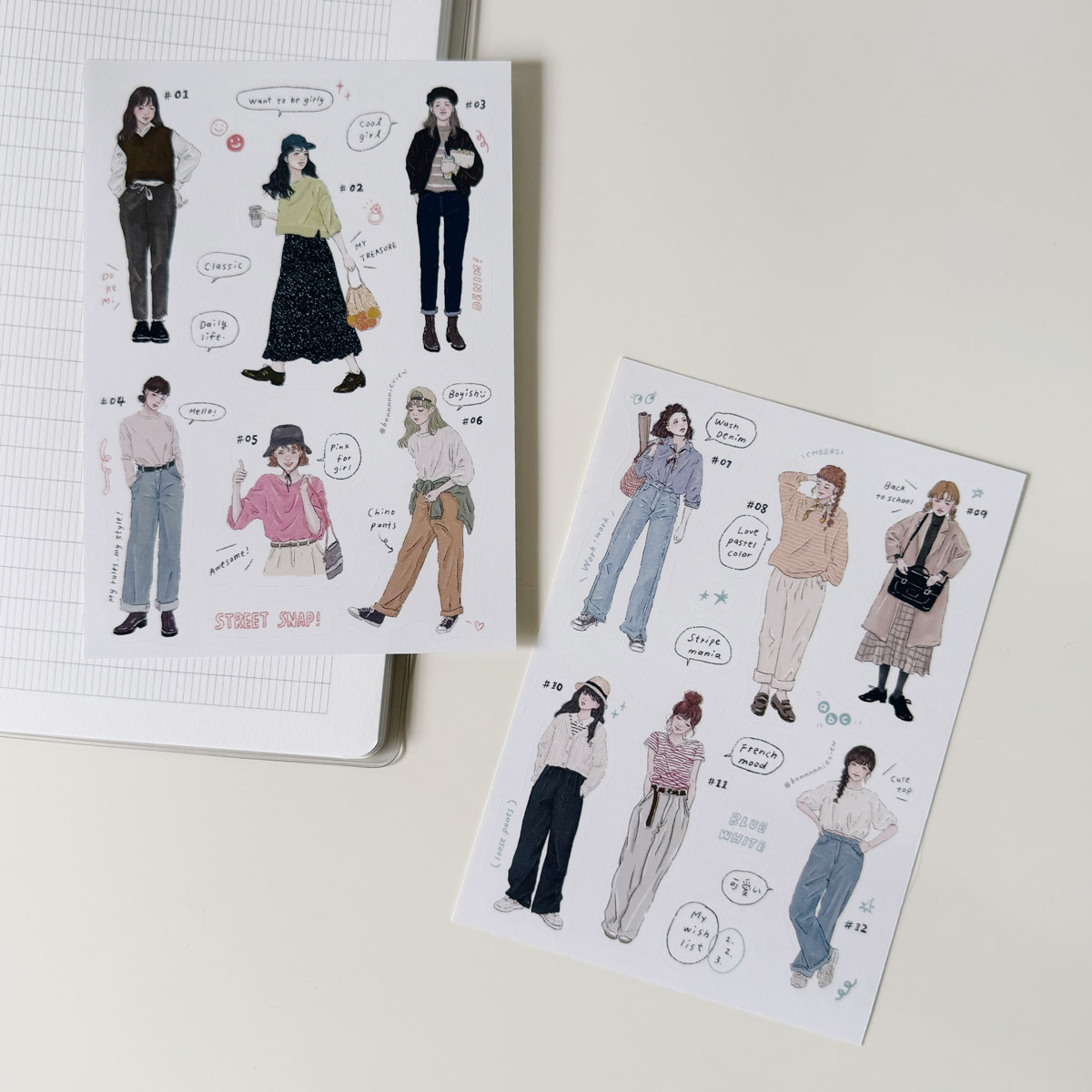霧膜貼紙_Lookbook-Girls4