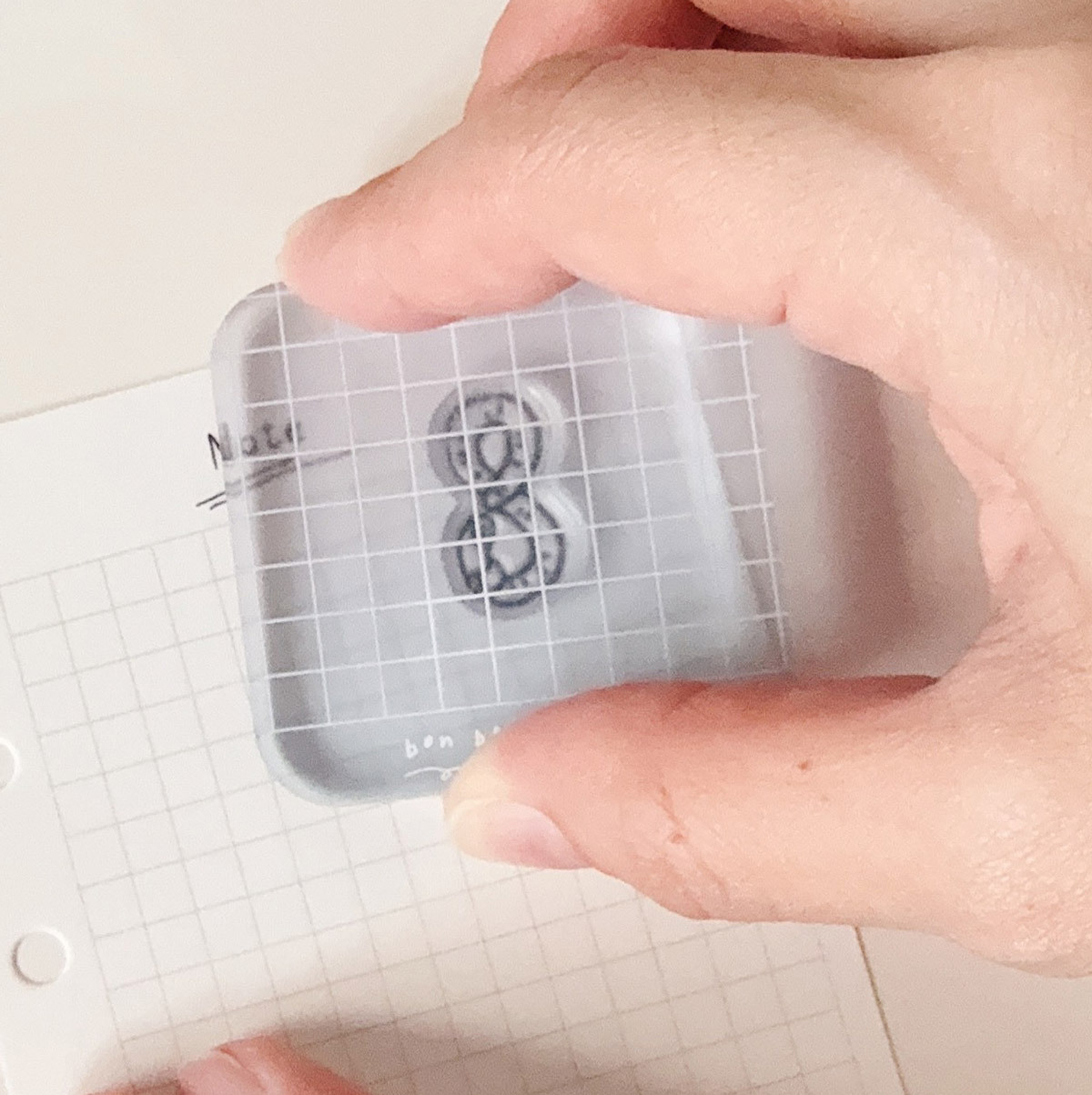 蚓數字水晶印章10