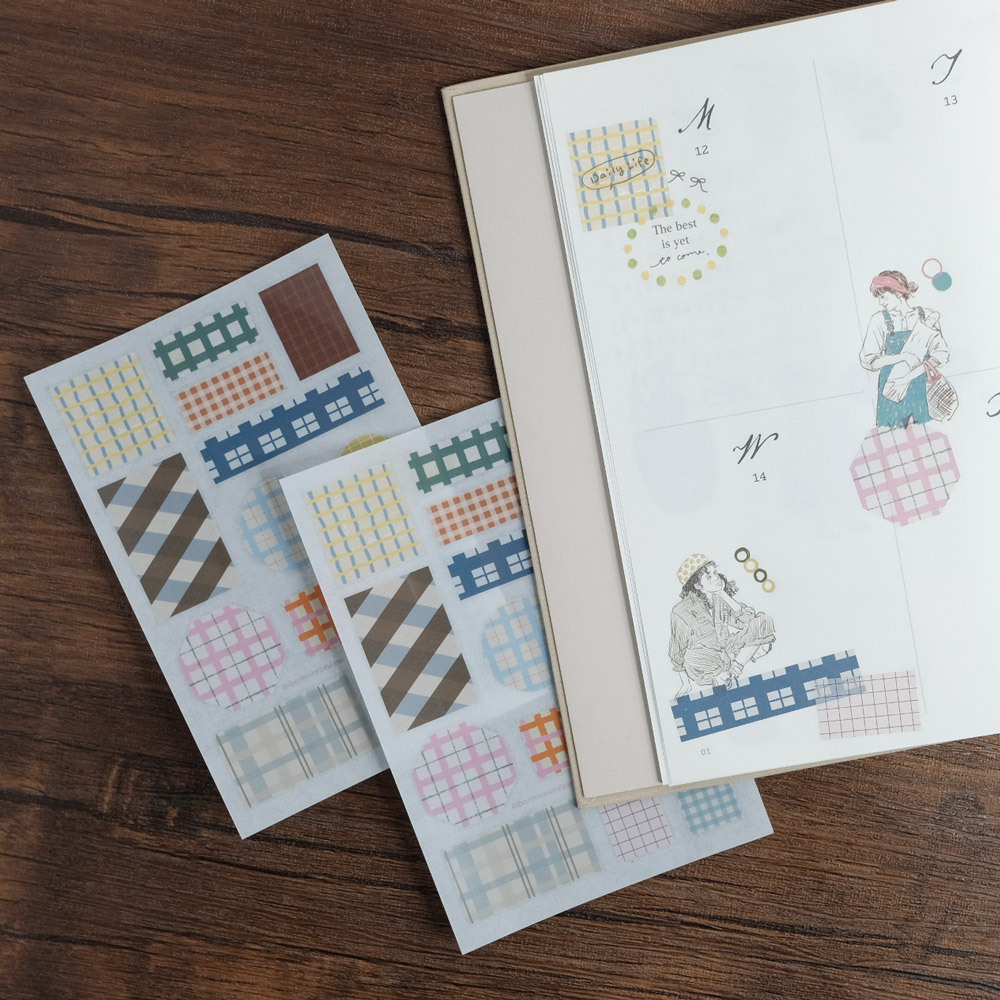 轉印貼紙_格紋04