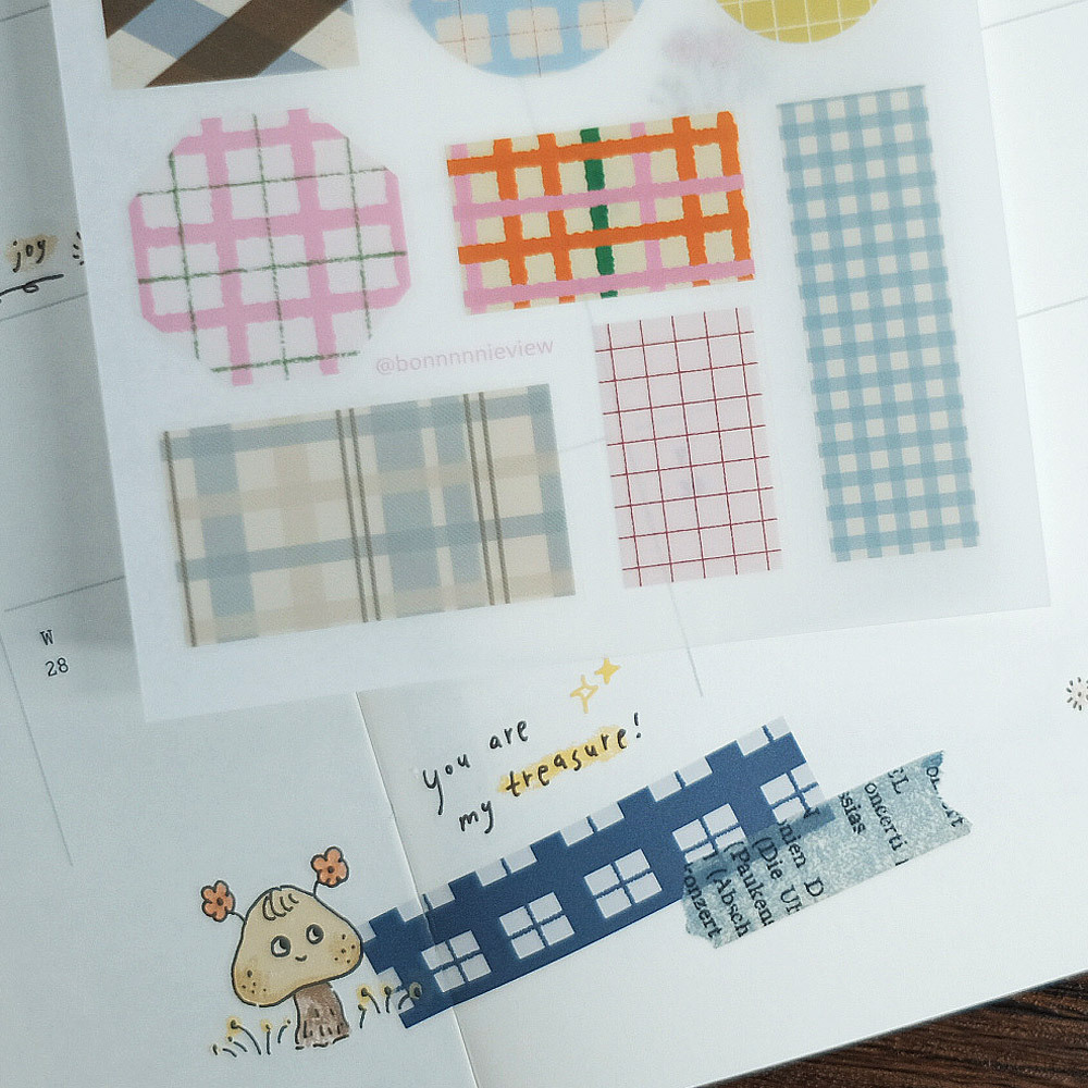 轉印貼紙_格紋03